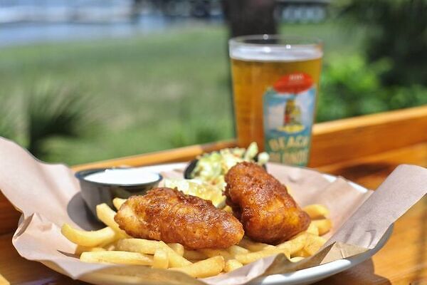 At Skull Creek Dockside we offer a wide array of delicious and mouthwatering food but don’t sleep on our Fish and Chips
